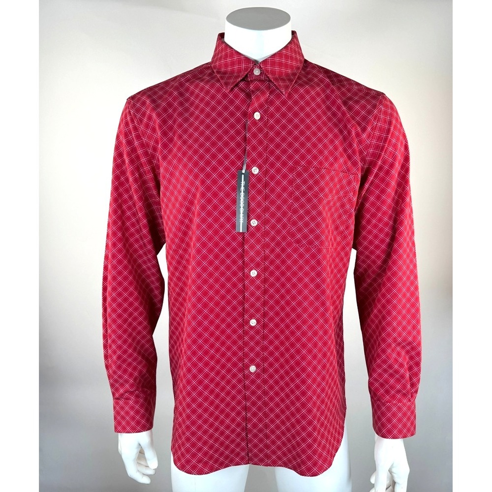 Full Turn Direct the Boss Shirt Mens L NWT Performance Sport Stretch Button-up
